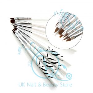 5pc Brush Set (Zebra Design)