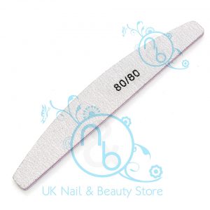 Half Moon Nail Files 80/80 grit
