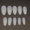 Full Cover Almond Oval Nails – Natural